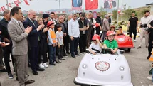 Menemen’de çocuklar için trafik eğitim parkuru açıldı
