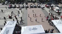 Manisa'da Togg'larla Farkındalık Yürüyüşü