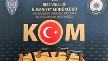 Rize'de Kaçak Silah Operasyonu