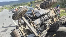 Sındırgı'da Traktör Devrildi, 1 Yaralı