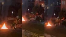 Akkent’te Parkta Tehlikeli Eğlence: 10 Kişilik Genç Grubu Ateş Yaktı, Alev Yükseldi, Mahalleli Tepki Gösterdi