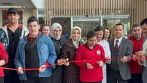 Özel öğrencilerin el emeği eserleri hastanede sergilendi