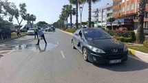 Otomobilin çarptığı yaya ağır yaralandı