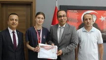 Aydın'dan Altın Madalya Kazanan Öğrenci