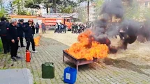 Bingöl'de Okullarda Yangın Tatbikatı Yapıldı