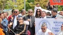 Kırşehir’de engelli bireyler için sessiz yürüyüş düzenlendi