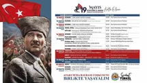 19 Mayıs Gençlik Etkinlikleri Atakum'da