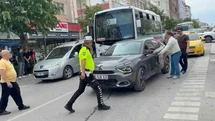 Çerkezköy'de Maddi Hasarlı Kaza Yaşandı