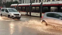 Samsun'da Şiddetli Yağış Etkili Oldu