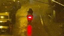 Bartın'da Fırtınalı Gece Görüntülendi