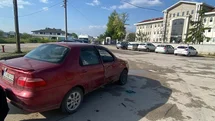 Bursa'da Motosiklet-Otomobil Çarpışması