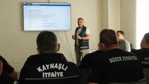 Düzce'de İtfaiyecilere Doğalgaz Eğitimi