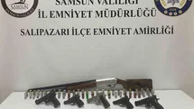 Samsun'da Ruhsatsız Silah Ele Geçirildi