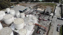 Mersin'de Yağ Fabrikasında Yangın Çıktı