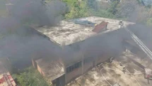Yaklaşan çay sezonu öncesinde çay fabrikasında yangın tatbikatı