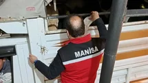 Salihli’de kurbanlık nakli yapan araçlara sıkı denetim