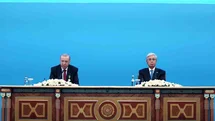 Cumhurbaşkanı Erdoğan Kazakistan'da Açıklamalarda Bulundu