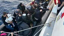 Çeşme Açıklarında Düzensiz Göçmen Operasyonu
