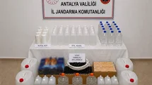 Antalya’da 160 litre etil alkol ele geçirildi