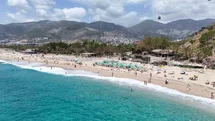 Alanya'da Yaz Havası Etkili Oldu