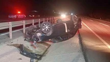 Tekirdağ'da Takla Atan Araçta Bir Yaralı Var
