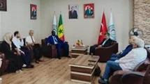 Senegal Büyükelçisi SANKON'u Ziyaret Etti