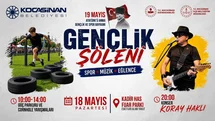 Kocasinan'da Gençlik Şöleni Düzenlenecek
