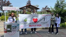 Akçakoca bahar şenlikleri’nde sağlık standına yoğun ilgi