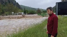 Zile’de Belpınar Barajı Taştı