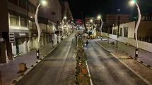 Karabük’te caddeler gece mesaisiyle yenileniyor