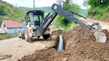 Yığılca Naşlar Köyü'nde Altyapı Çalışmaları Devam Ediyor