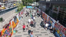 Gaziosmanpaşa'da Graffiti Festivali Renkli Anlara Sahne Oldu