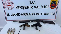 Kırşehir’de ruhsatsız silah operasyonu