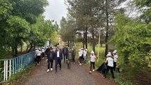 Dicle'de Okul Bahçesi Temizliği