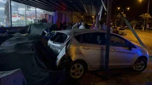 Osmaniye'de Kontrolden Çıkan Araç