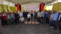 Aydın'da Ayçiçeği Tohumu Dağıtımı Yapıldı
