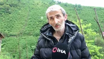 Giresun'da Yamaçtan Düşen Araç Kazası