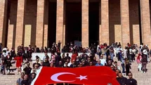 Karabük'te Motosikletlerden Bayrak Sürüşü