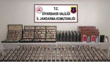 Diyarbakır'da Gümrük Kaçağı Ürünler Ele Geçirildi