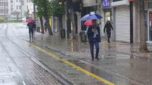 Eskişehir'de Yağmurlu Bir Sabah