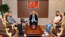 Vali Abdullah Küçük’e basın mensuplarından ziyaret