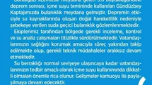 Malatya’da deprem sonrası içme suyunda bulanıklık oldu