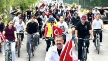 Çine'de Sağlıklı Yaşam İçin Pedal Çevirildi