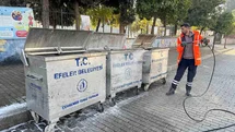 Efeler'de Bayram Temizliği Yapılıyor