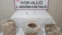 Bozdoğan'da Tarihi Eserler Ele Geçirildi