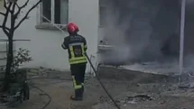 Elazığ'da Çatı Yangını Meydana Geldi