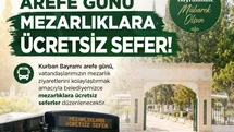 Nazilli'de Mezarlıklara Ücretsiz Servis Hizmeti