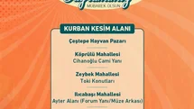 Efeler'de Kurban Kesim Noktaları Belirlendi