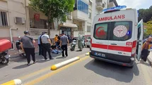 Aydın'da Otomobil ve Motosiklet Çarpıştı