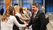 Oktay Yılmaz Personeliyle Bayramlaştı